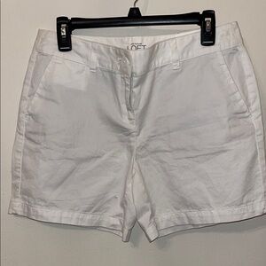 NWT LOFT Women's White Shorts Size 4